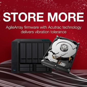 Seagate IronWolf NAS Hard Drive, 2TB [ST2000VN004]