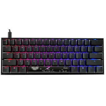 Ducky Mecha Mini RGB 60% PBT Aluminum Casing Mechanical Keyboard | Cherry MX Mechanical Switches