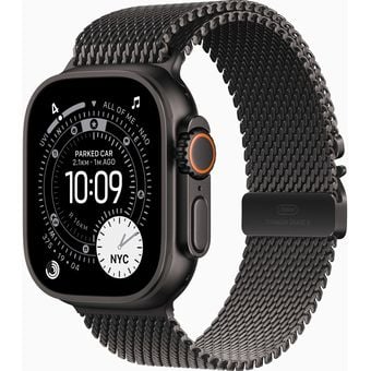 Apple Watch Ultra 3 (49mm, GPS + Cellular) - Titanium Case with Titanium Milanese Loop