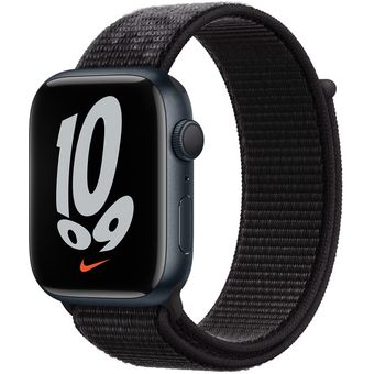 Apple Watch Series 7 (41mm, GPS) - Aluminum Case with Nike Sport Loop