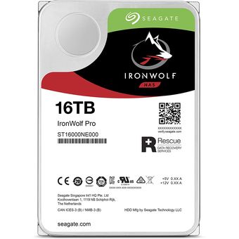 Seagate IronWolf Pro NAS Hard Drive 16TB [ST16000NE000]