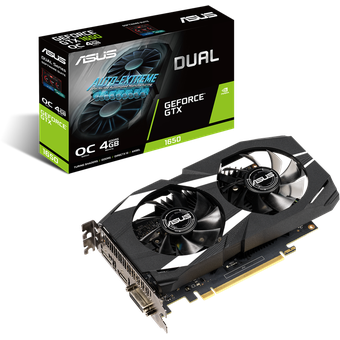 ASUS Dual GeForce GTX 1650 OC Edition 4GB GDDR5 [DUAL-GTX1650-O4G]