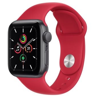 Apple Watch SE (44mm, GPS) - Aluminum Case with Sport Band