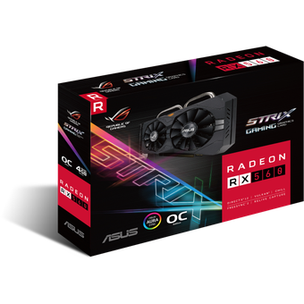 ASUS ROG Strix Radeon RX 560 OC Edition 4GB GDDR5 w/ Aura Sync