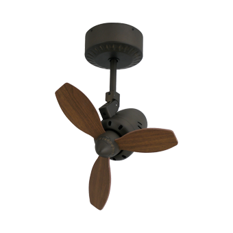 Elmark NMD 39-series, 18" Wooden Blade Ceiling Fan