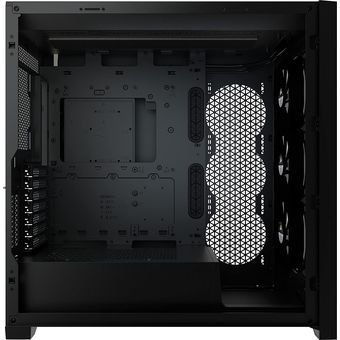 Corsair iCUE 5000X RGB Tempered Glass Mid-Tower ATX PC Smart Case - Black