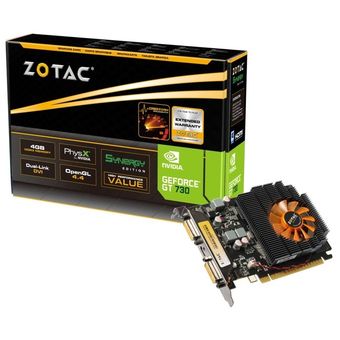 ZOTAC GeForce GT 730 4GB DDR3 SYNERGY Edition [ZT-71109-10L]