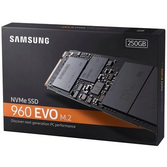 Samsung SSD 960 EVO M.2 NVMe SSD, 250GB [MZ-V6E250BW]