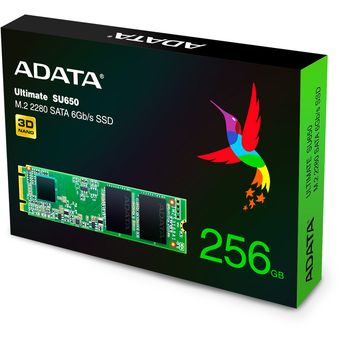 ADATA Ultimate SU650 M.2 2280 SSD, 256GB