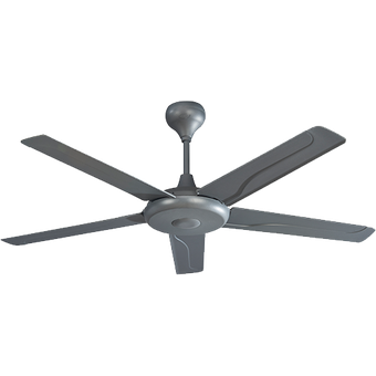 Elmark EMD 39-series, 52" ABS Blade Ceiling Fan, TGrey