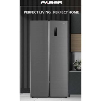 Faber 500L Side-by-Side Inverter Refrigerator [SBS-500DG]