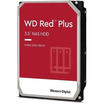 Western Digital WD Red Plus NAS Hard Drive 3.5", 1TB / 64MB Cache