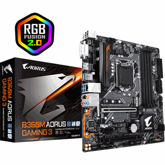 GIGABYTE B360M AORUS GAMING 3 (rev. 1.0), mATX motherboard