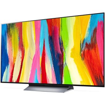 LG 77" C2 Series 4K Smart SELF-LIT OLED evo TV w/ AI ThinQ (2022) [OLED77C2PSA]