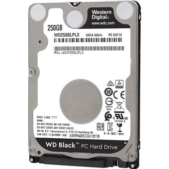 Western Digital WD_Black Performance Mobile HDD, 250GB / 32MB Cache