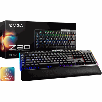 EVGA Z20 RGB Optical Mechanical (Linear Switch) Gaming Keyboard