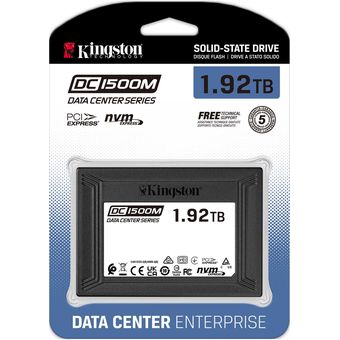 Kingston DC1500M U.2 Enterprise SSD, 1.92TB [SEDC1500M/1920G]