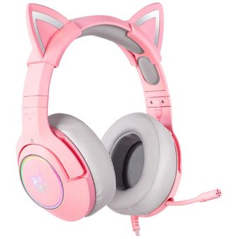 ONIKUMA K9 with Cat Ears (Pink)