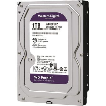 Western Digital WD Purple Surveillance HDD, 1TB / 64MB Cache