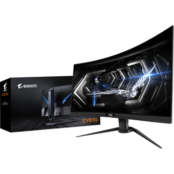 GIGABYTE AORUS CV27Q, 27" QHD 165Hz Curved Gaming Monitor