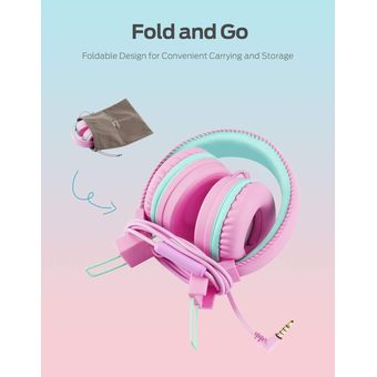 iClever HS14 Wired Headphones for Kids with MIC