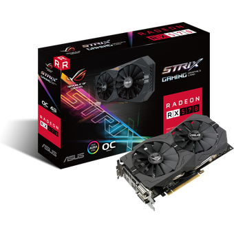 ASUS ROG Strix RX570 OC Edition 4GB GDDR5 w/ ASUS Aura Sync