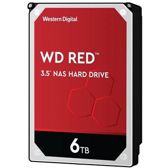 Western Digital 3.5" WD Red NAS Hard Drive, 6TB [WD60EFRX]