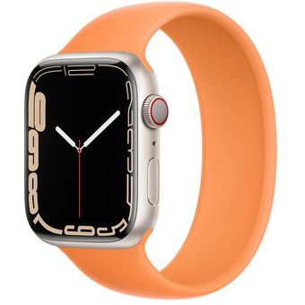 Apple Watch Series 7 (45mm, GPS + Cellular) - Aluminum Case with Solo Loop