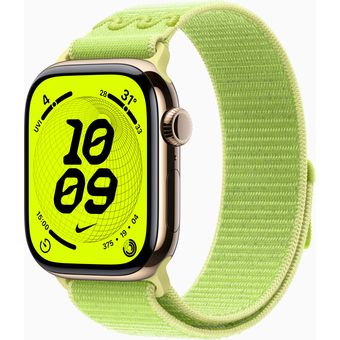 Apple Watch Series 11 (42mm, GPS + Cellular) - Titanium Case with Nike Sport Loop
