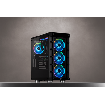 Corsair iCUE 465X RGB Mid-Tower ATX Smart Case - Black
