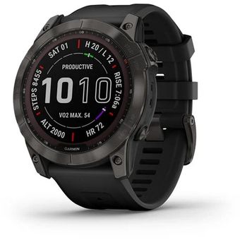 Garmin Fenix 7X Sapphire Solar - 51mm (Black, Carbon Gray, Mineral Blue)