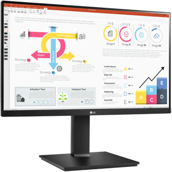 LG 23.8'' QHD IPS Monitor w/ Daisy Chain and USB Type-C [24QP750-B]