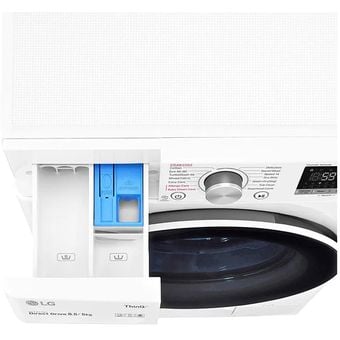 LG 8.5KG/5KG Front Load Washer Dryer w/ AI Direct Drive [FV1285D4W]