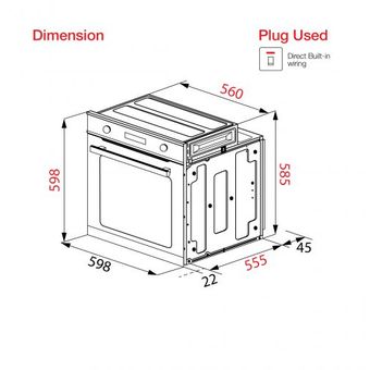 Senz 75L SZ-OV759-9F Push Knob Digital MultiOven