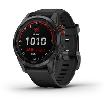 Garmin Fenix 7S Solar - 42mm (Slate Gray, Rose Gold)