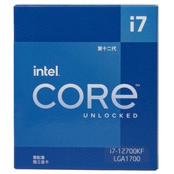 Intel Core i7-12700KF Processor (25M Cache, up to 5.00 GHz)