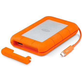 LaCie Rugged USB-C Portable Hard Drive, 1TB [STFR1000800]