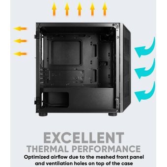 Armaggeddon Tessaraxx Core 1 Air Micro-ATX Gaming PC Case