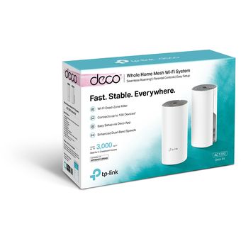 TP-Link Deco E4 V1, AC1200 Whole Home Mesh Wi-Fi System (2-pack)