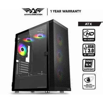 Armaggeddon Tessaraxx APEX 8 Air E-ATX Gaming PC Case