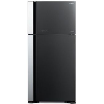 Hitachi 601L Big 2 Glass Series, Top Mount Freezer Fridge [R-VG710P7M-1 (GGR) / (GBK)]