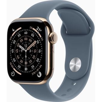 Apple Watch Series 11 (46mm, GPS + Cellular) - Titanium Case with Sport Band