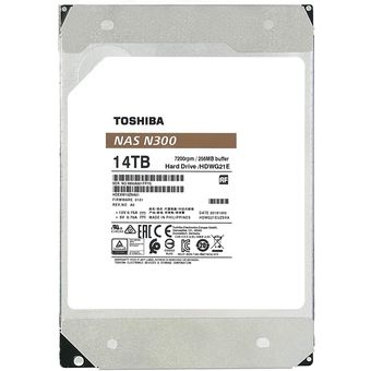 Toshiba N300 NAS Hard Drive, 14TB