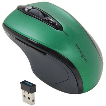 Kensington Pro Fit Mid-Size Wireless Mouse - Emerald Green