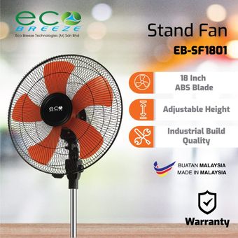 Eco Breeze 18" Industrial Stand Fan [EB-SF1801]