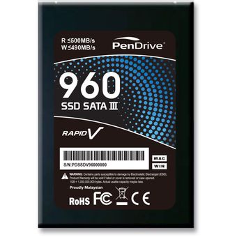 PenDrive RapidV 2.5" SSD, 960GB