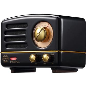 Muzen OTR Metal Portable FM Radio Bluetooth Speaker