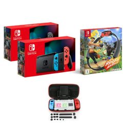 Nintendo Switch Consoles V2 + Ring Fit Adventure Harga Price and