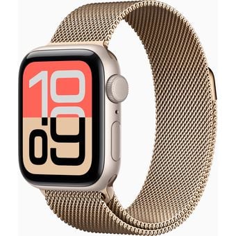 Apple Watch SE 3 (44mm, GPS) - Aluminum Case with Milanese Loop