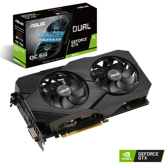 ASUS Dual GeForce GTX 1660 Ti OC Edition 6GB GDDR6 EVO